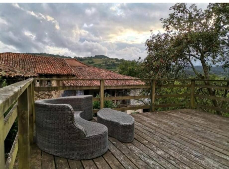 La Casina Roja - Santolaya De Cabranes Βίλα Arboleya Εξωτερικό φωτογραφία